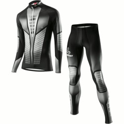 Löffler Langlauf ski suit WorldCup 2015 zwart